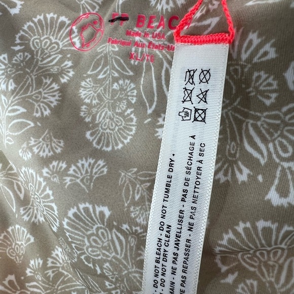 Free People Free-Est Michelle Printed Bikini High Cut Side Tie Bottoms - Picture 4 of 5